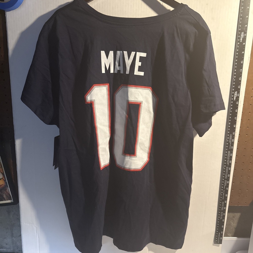 New England Patriots DRAKE MAYE Women's 3XL V-Neck‎ Fanatics Shirt Brand New